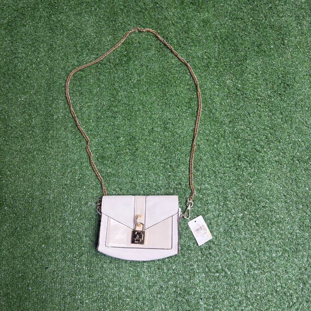 NWT Steve Madden Envelope Crossbody Bag Chain Strap Padlock Purse